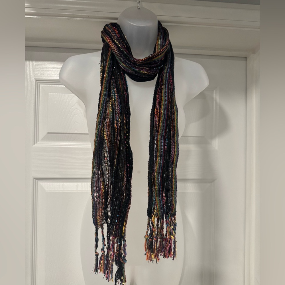 🌷Colorful Ribbon Fashion Scarf with Fringe